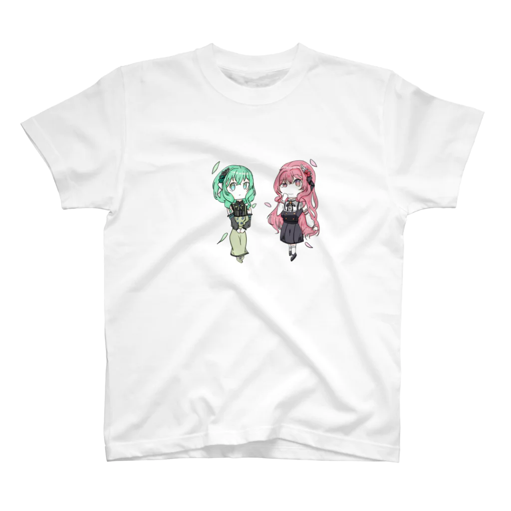 Tako-2daime shopの双子ちゃん スタンダードTシャツ