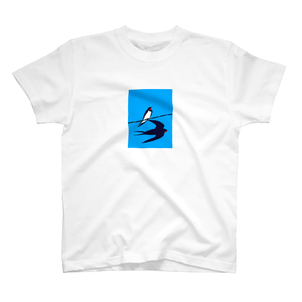 intheskysanoの燕の夫婦 Regular Fit T-Shirt