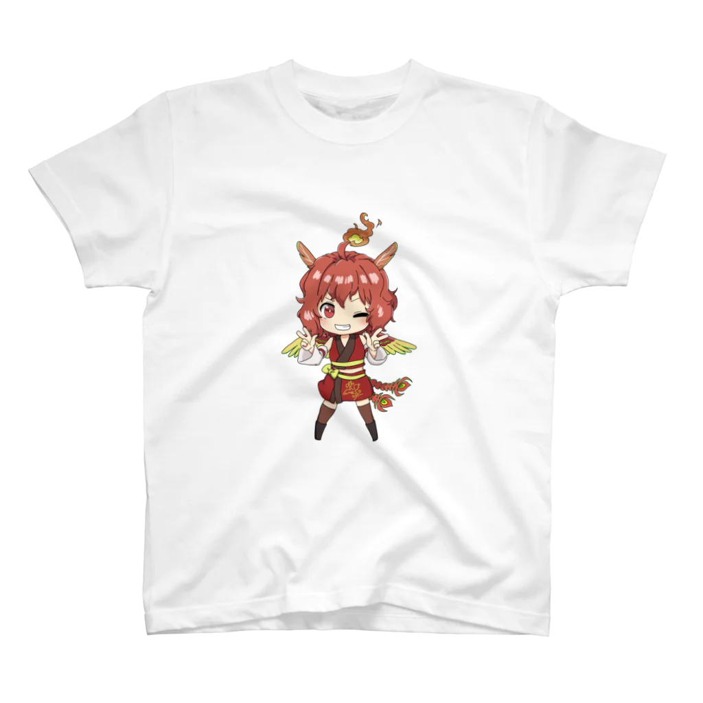 四獣チャンネルの朱雀ちゃん スタンダードTシャツ