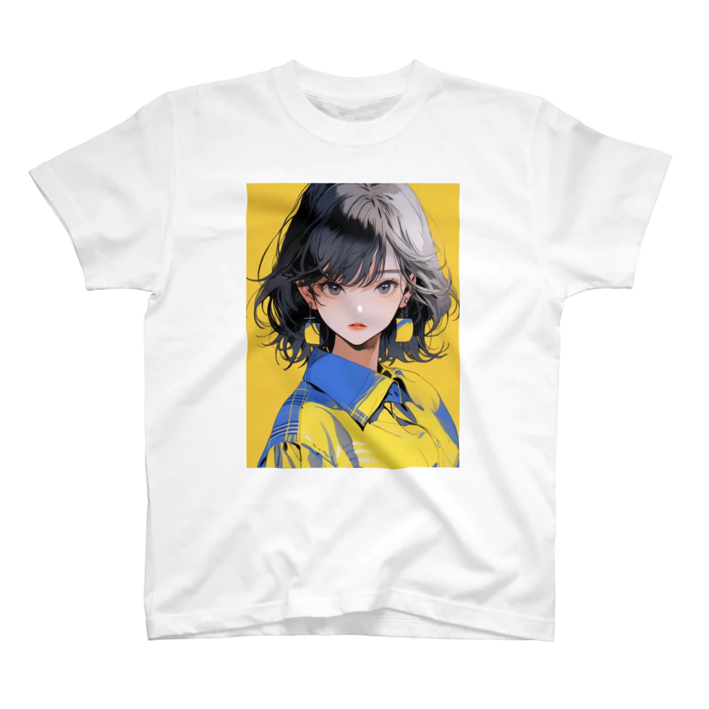 yanagi029のワイシャツ女子 スタンダードTシャツ