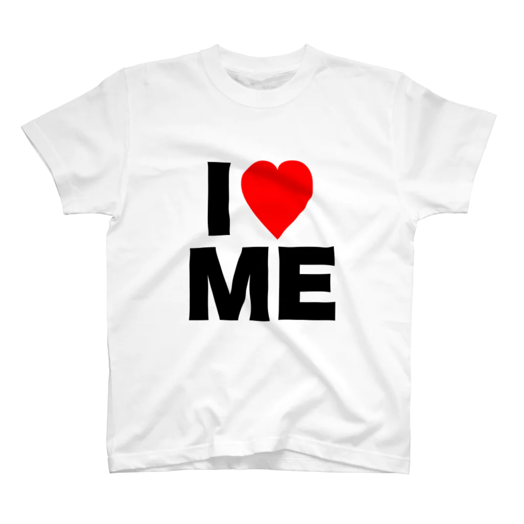 【シリーズ】おもしろ格言ショップの【おふざけシリーズ】I♡ME Regular Fit T-Shirt