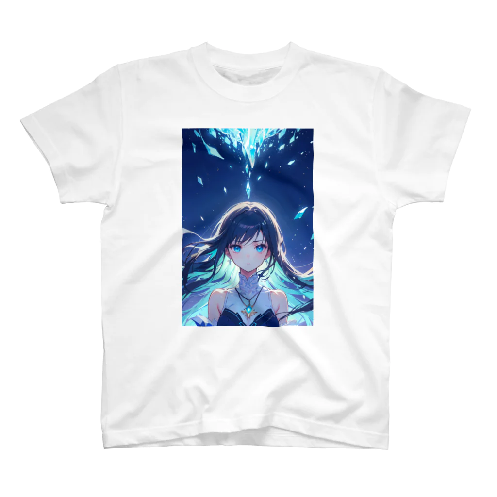 卯月なのかのCrystal Journey　〜美麗で神聖、どこか厳かな結晶の旅〜　No.1「Icicle」 スタンダードTシャツ