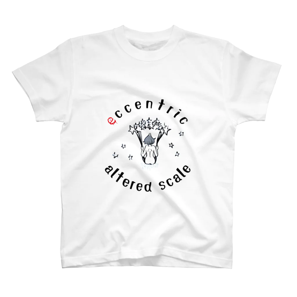 eccentric altered scale ネットショップの富士子ちゃんバック① スタンダードTシャツ