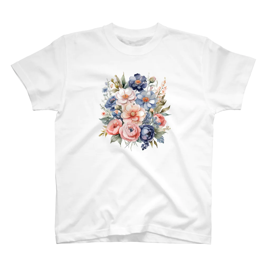 ファンシーTシャツ屋のパステルカラーの花束 Regular Fit T-Shirt