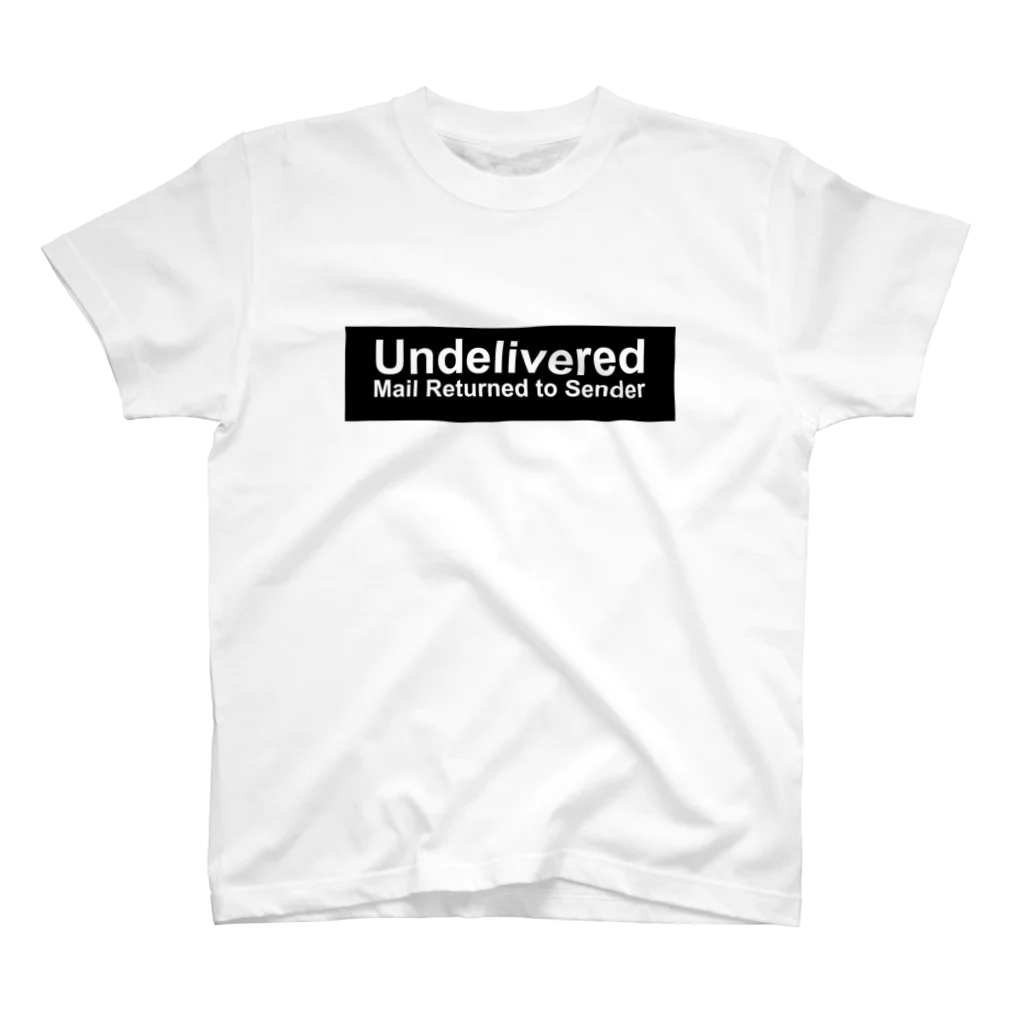 BONBONのUndelivered  Mail Returned  to Sender-BK スタンダードTシャツ