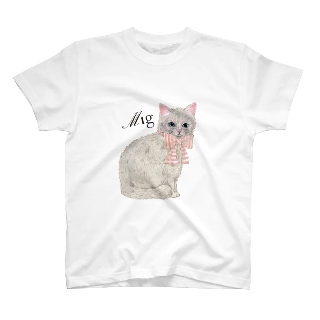 mignonne ミニョンヌのミニョンヌさんちのにゃんこ Regular Fit T-Shirt