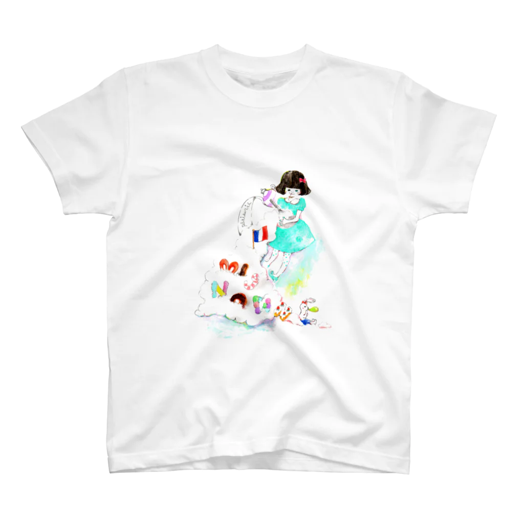 mignonne ミニョンヌのミニョンヌちゃんとうさぎ Regular Fit T-Shirt