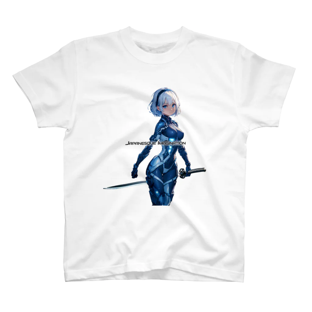 Japanesque_ImaginationのCyborg Ninja : Iris Nova Regular Fit T-Shirt