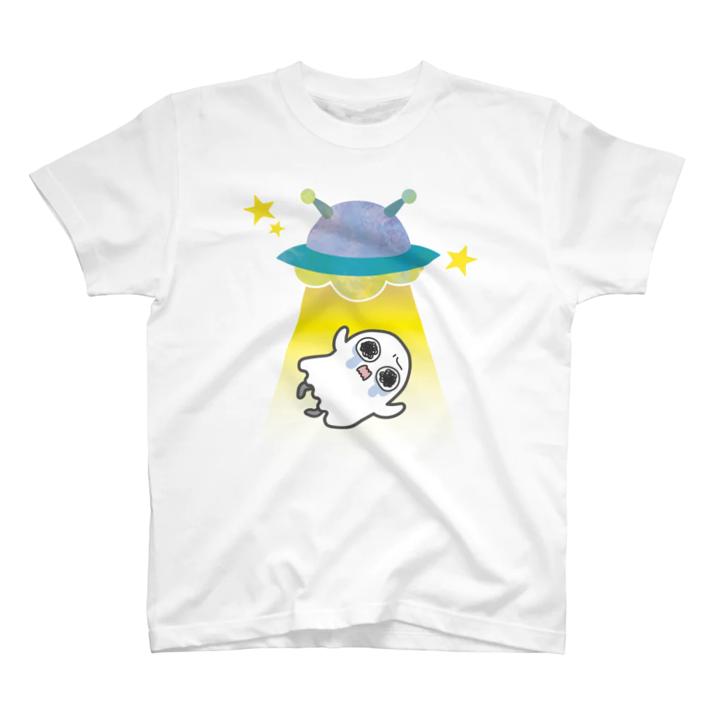 Ri0のUFOアブダクション　なきむしおばけくん スタンダードTシャツ