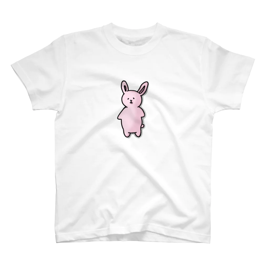 みつまめこshopのポテっとうさぎ スタンダードTシャツ