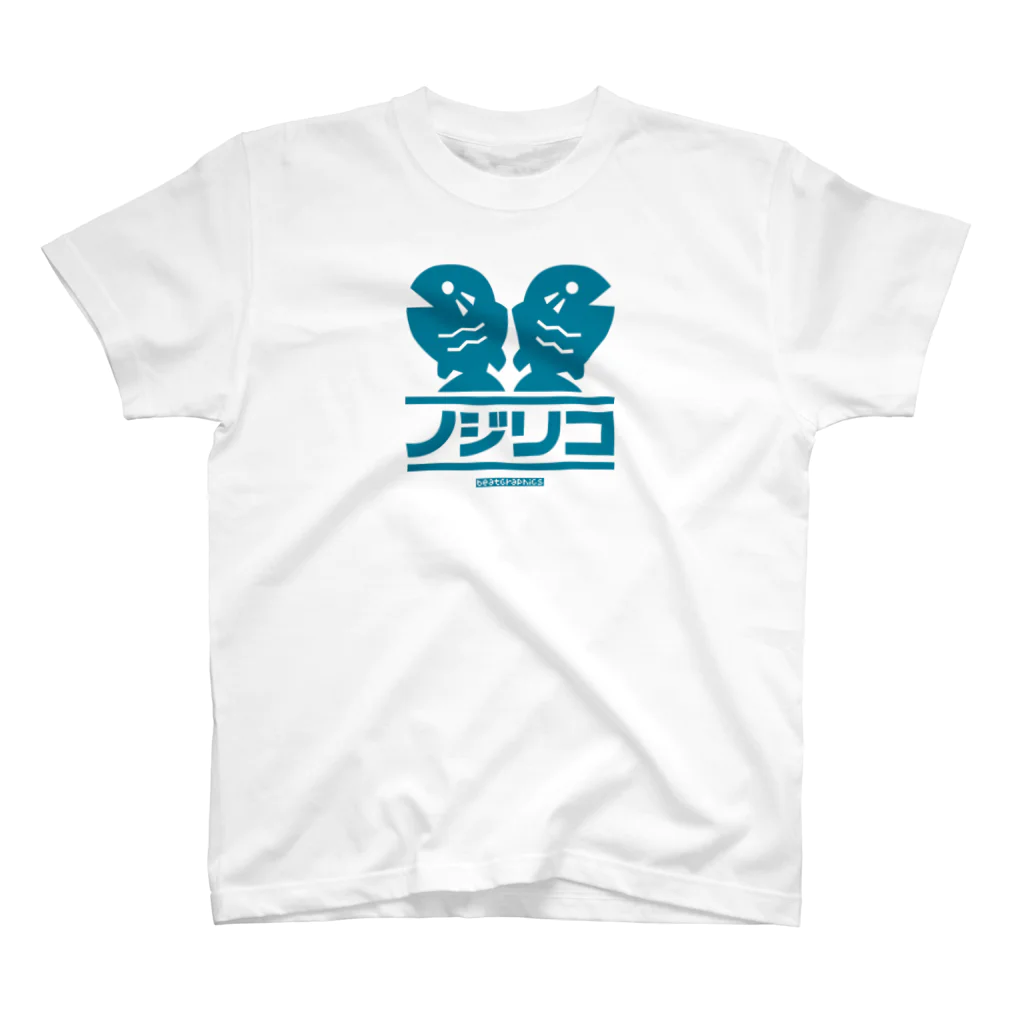 アングラーズデザイン BEATGRAPHICSのステレオおさかなTシャツ（野尻湖） Regular Fit T-Shirt