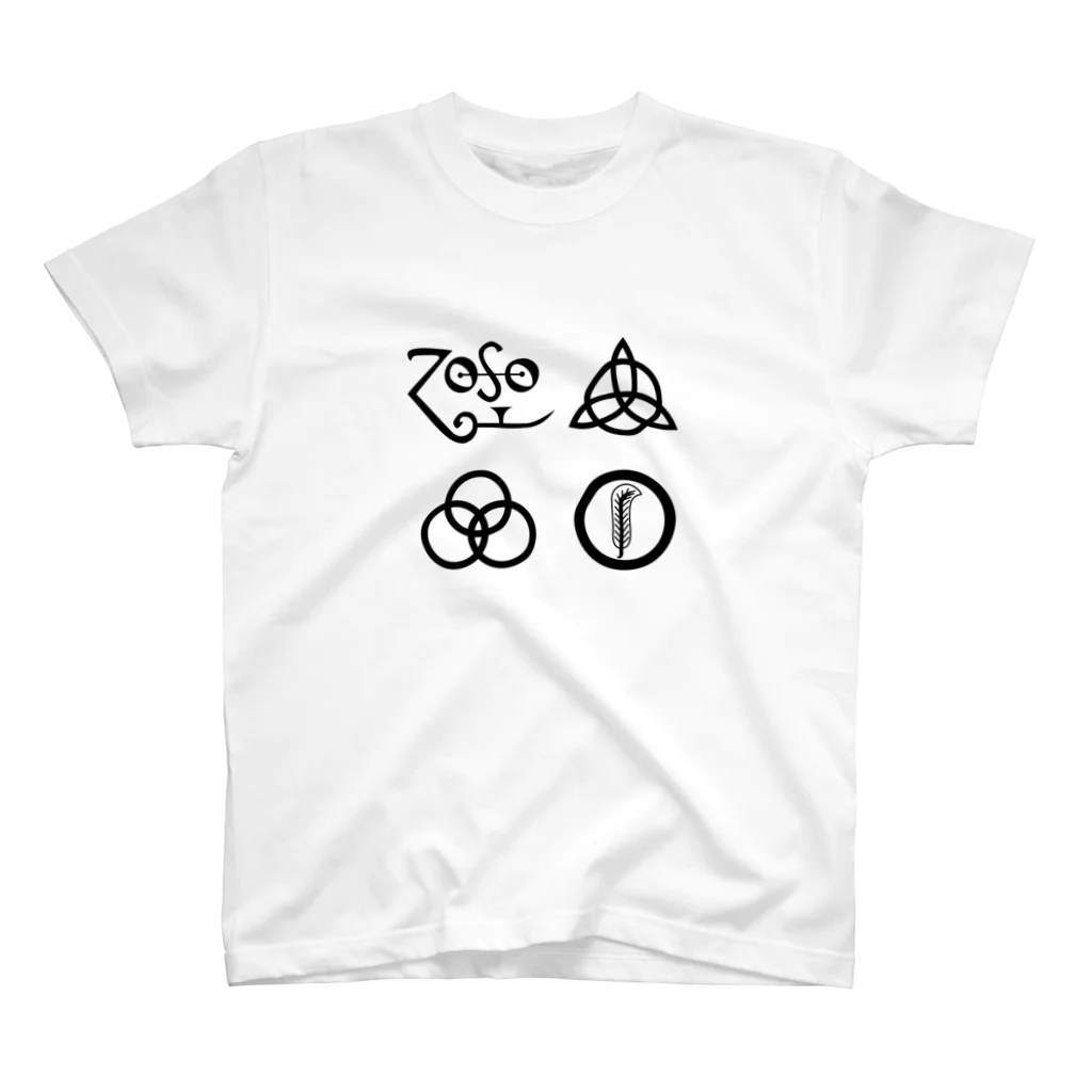 miniminiのfour symbols　 Regular Fit T-Shirt