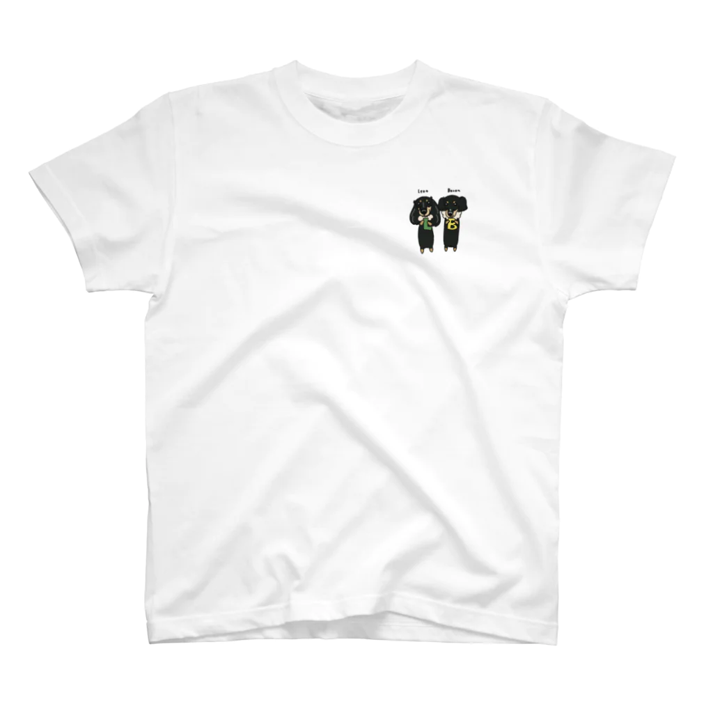 テテオリジナルのゆるキャラシリーズ（レオンくん、バロンくん） Regular Fit T-Shirt