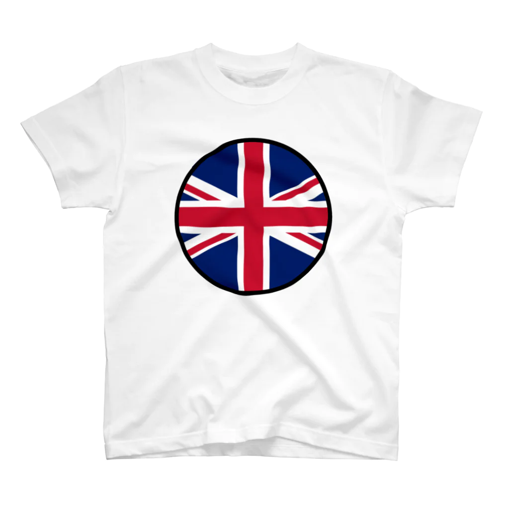 おもしろいTシャツ屋さんのイギリス England United Kingdom Great Britain スタンダードTシャツ