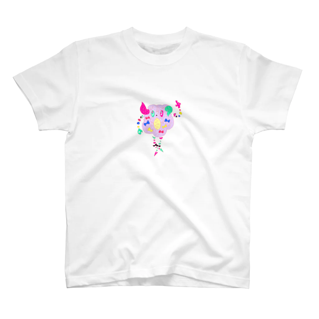 縫羽の秘密結社ギャラリーのLoveチェック Regular Fit T-Shirt