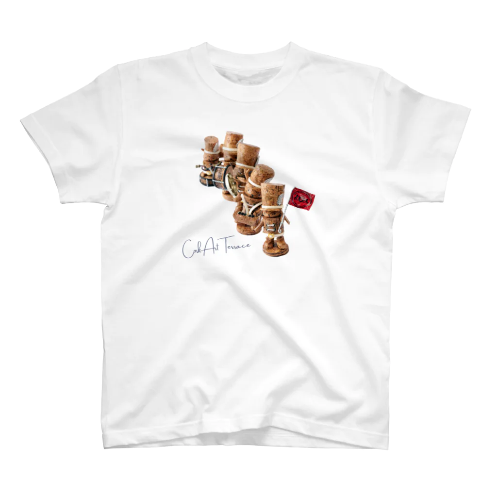 コルクアートテラス　Cork-Art-Terraceのコルク人形/マーチングバンド/コルクアートテラス スタンダードTシャツ