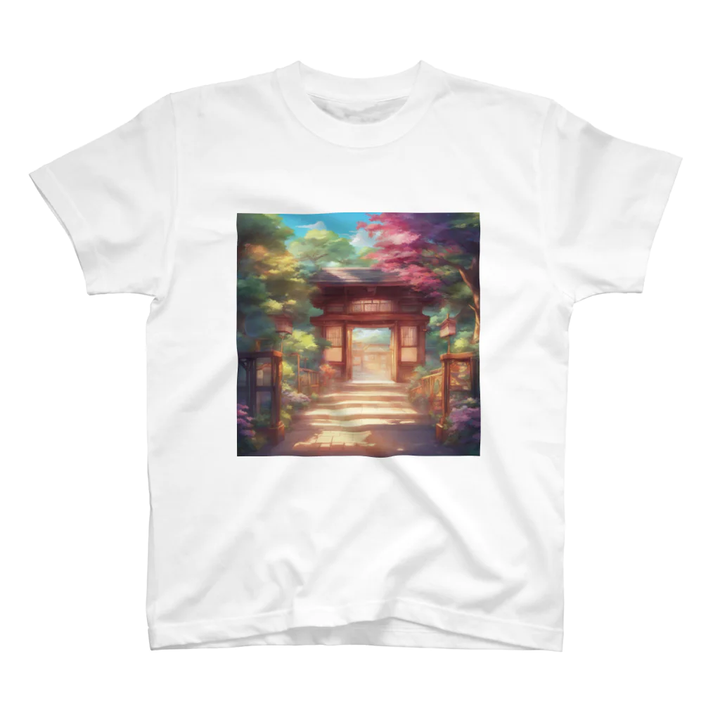 jampackの【風景】寺院 Regular Fit T-Shirt