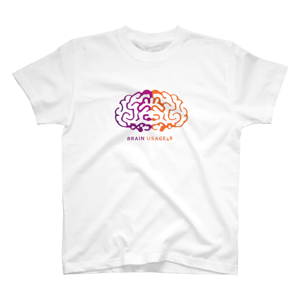 B_store（仮）の脳使用率48％（色付き） Regular Fit T-Shirt