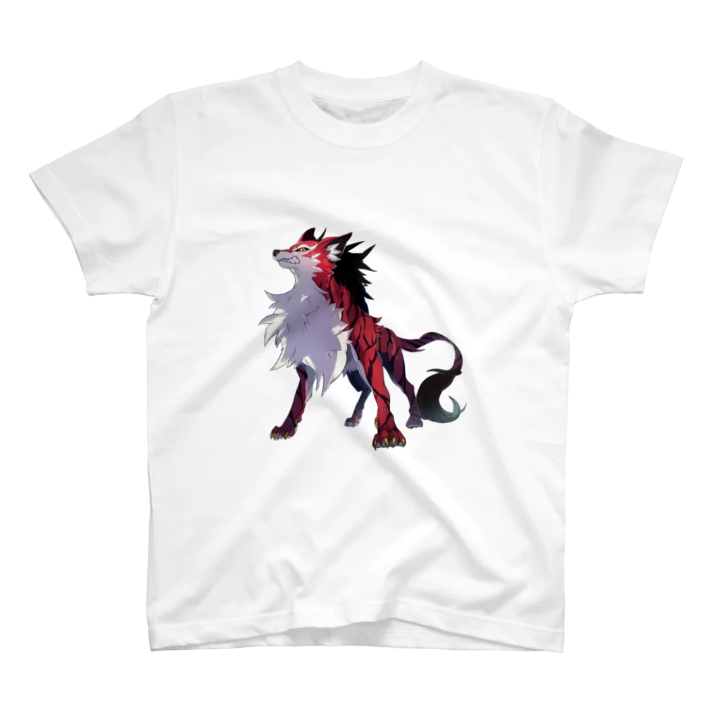 SCL_UMA_Crew_ProjectのデジタルUMA：ジェヴォーダンの獣 Beast of gevaudan スタンダードTシャツ