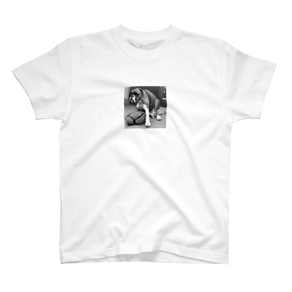 あるあるな゙店の哀愁犬 Regular Fit T-Shirt