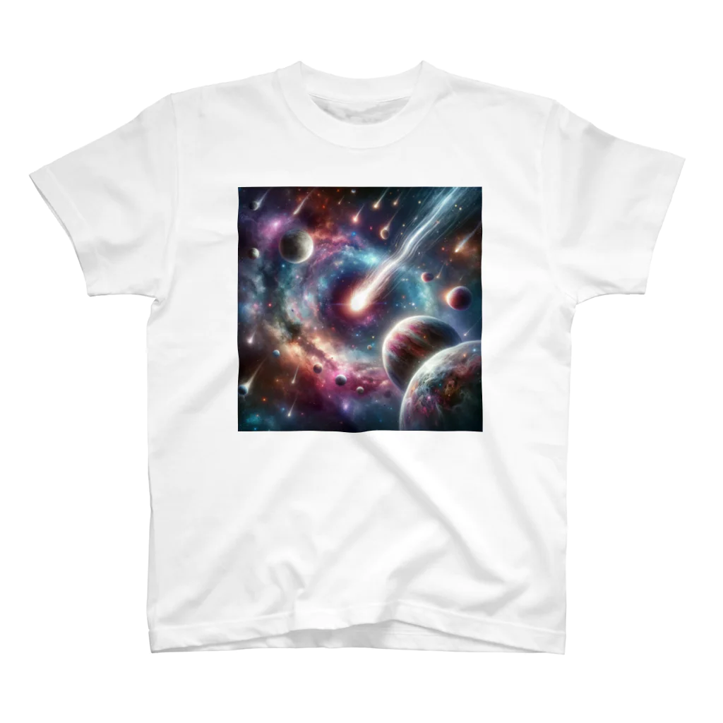 流星ファンタジアの流れ星 スタンダードTシャツ