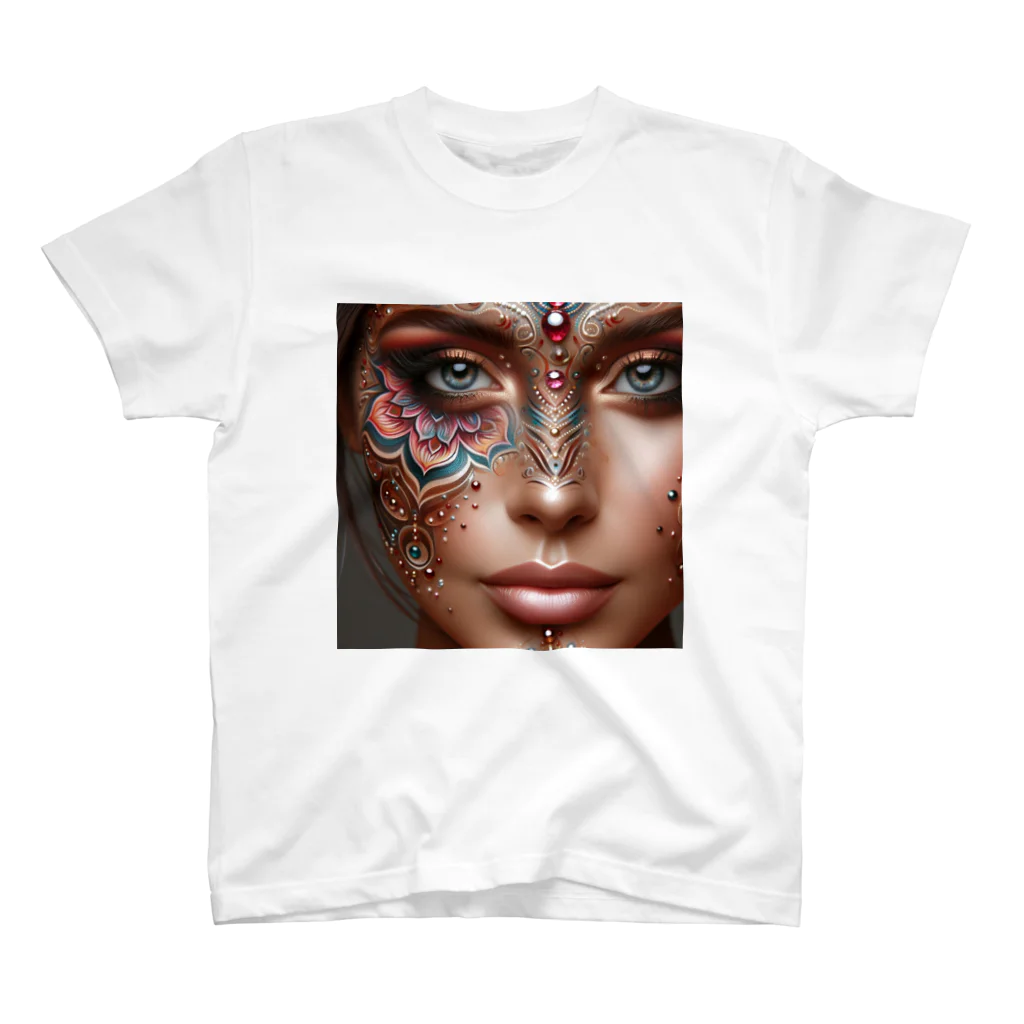 女神🌟曼荼羅のMANDALA MAKEUP  スタンダードTシャツ