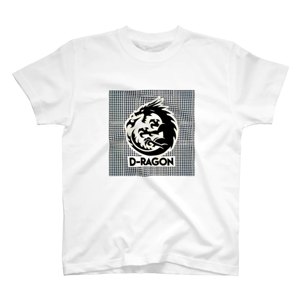 yp_channelのドラゴンの影 Regular Fit T-Shirt