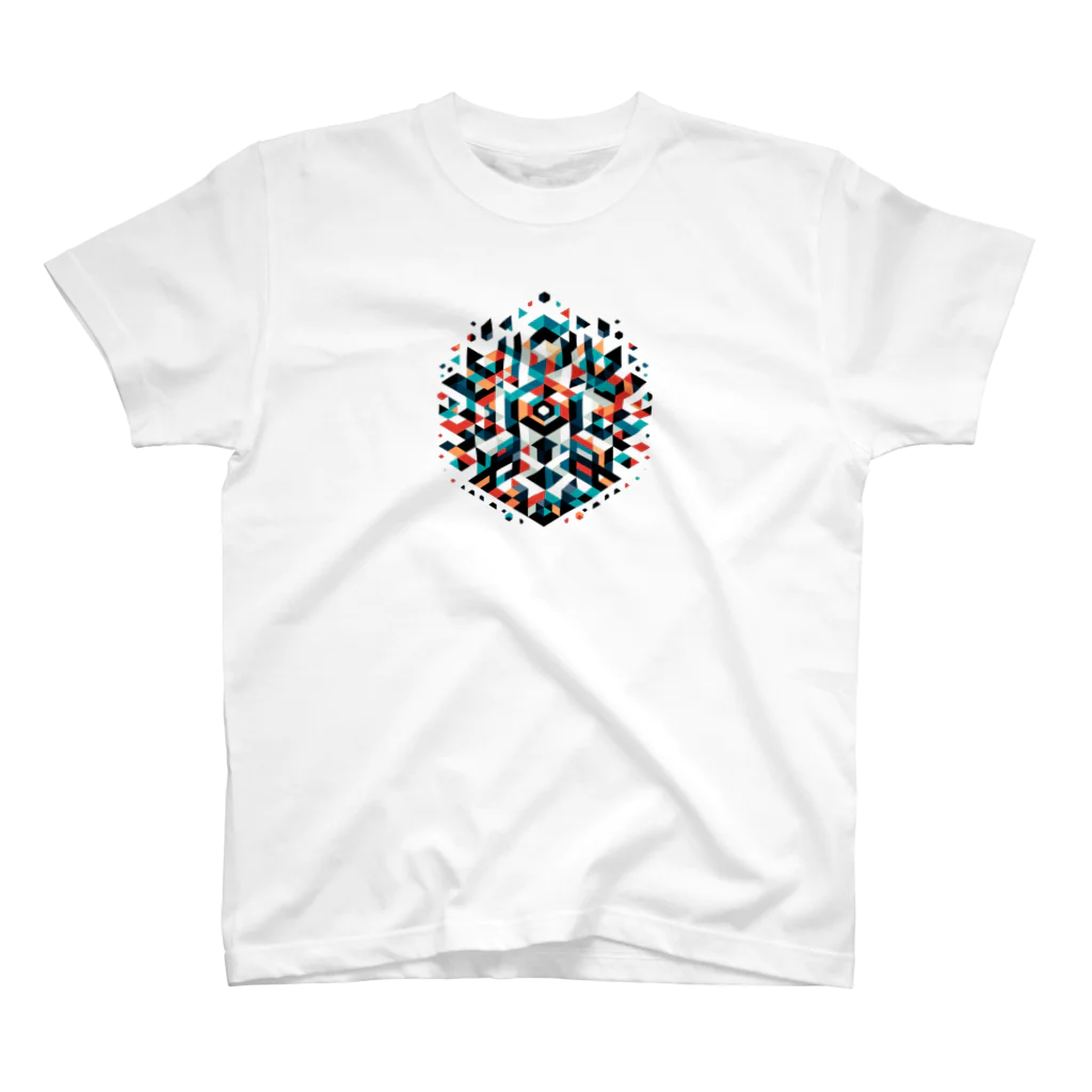 PiXΣLのGΣometric Shapes / type.1 Regular Fit T-Shirt