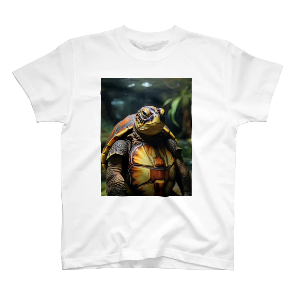 taaakeoneのcool turtle スタンダードTシャツ