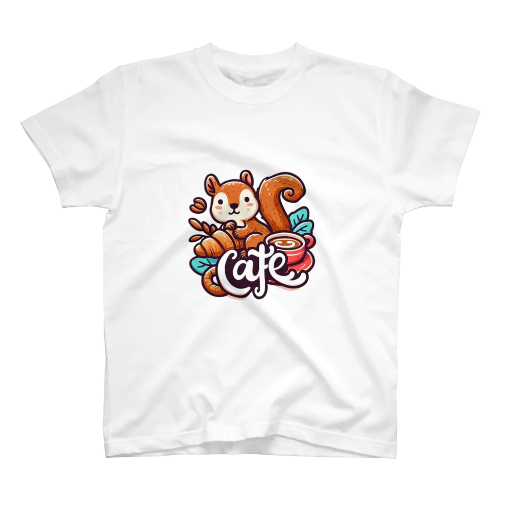 オキニのカフェ店員リス Regular Fit T-Shirt