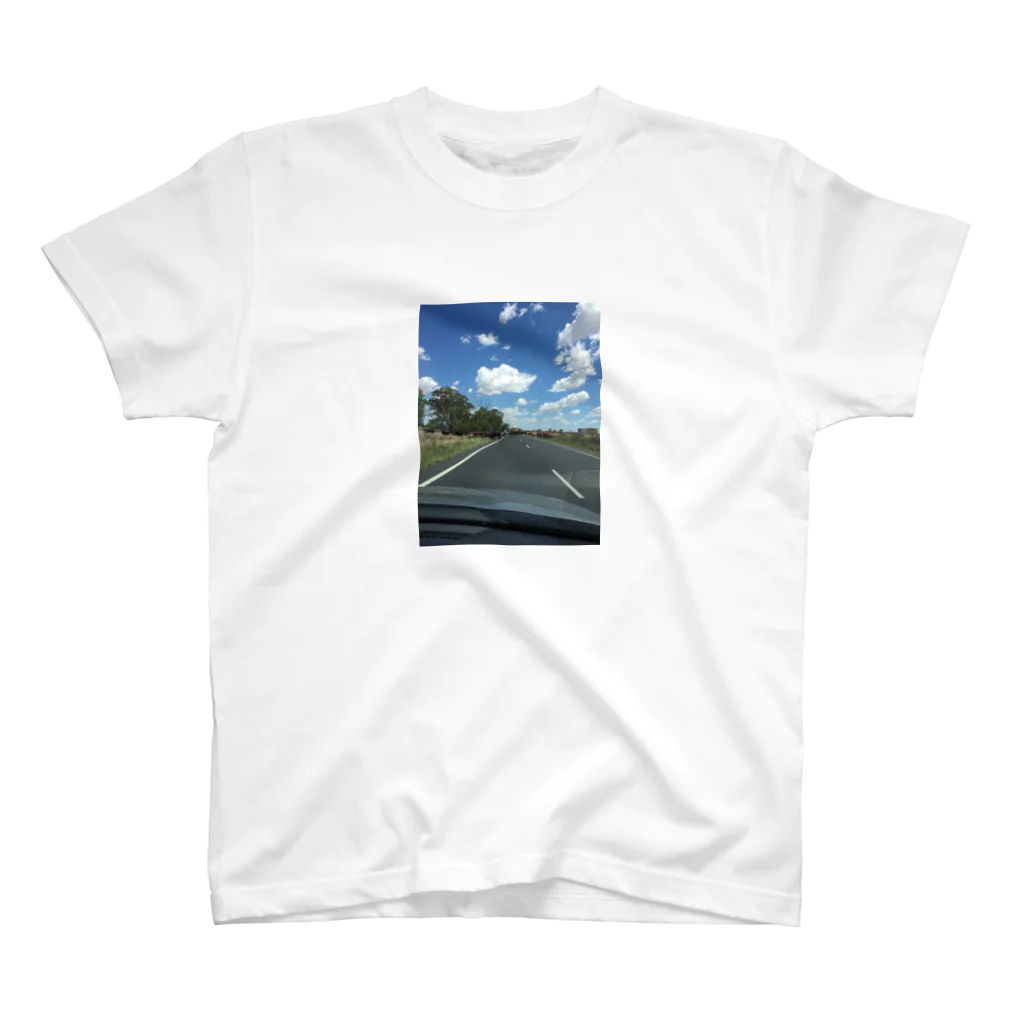 YASUE ABE JPのSend your location スタンダードTシャツ