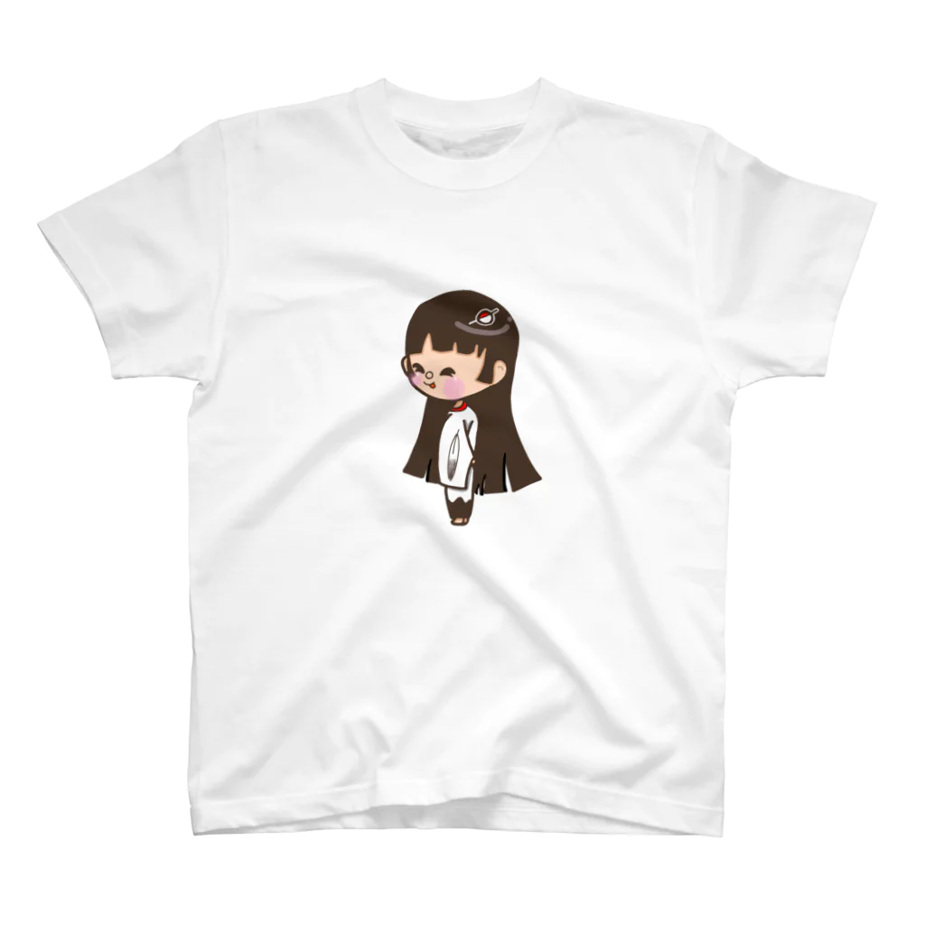 ゆーちゃんのおえかきの鶴の恩返し(鶴ちゃん) Regular Fit T-Shirt