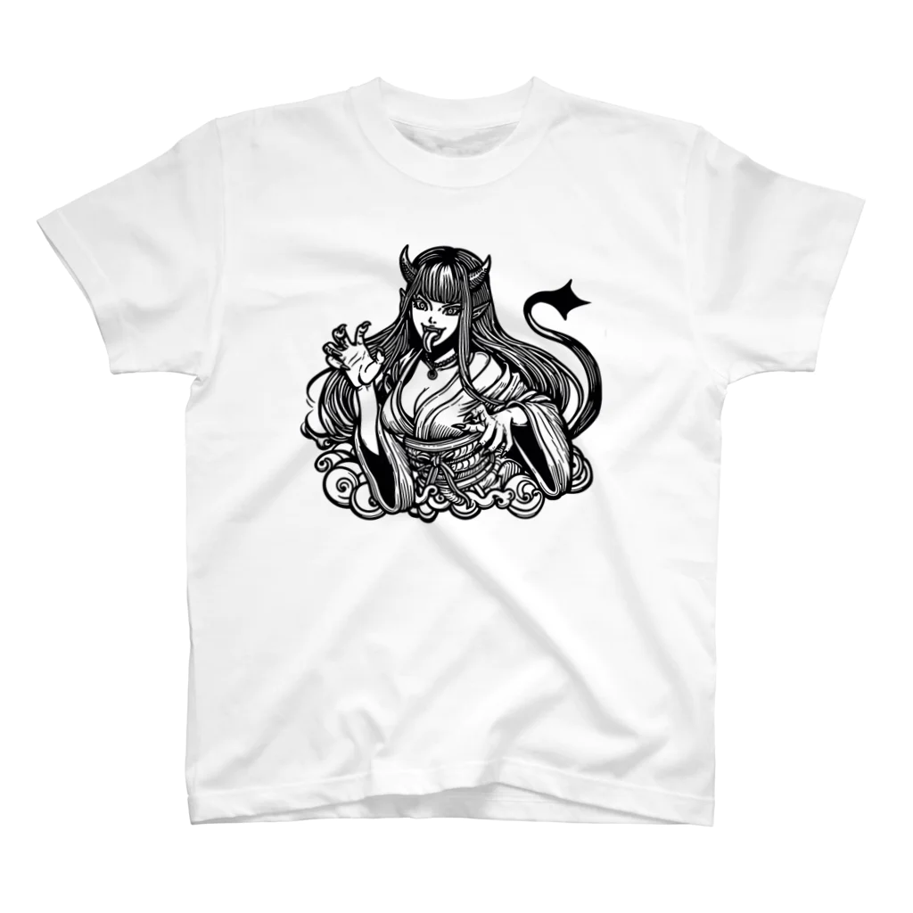 UNchan(あんちゃん)    ★unlimited chance★の鬼姫 WET スタンダードTシャツ