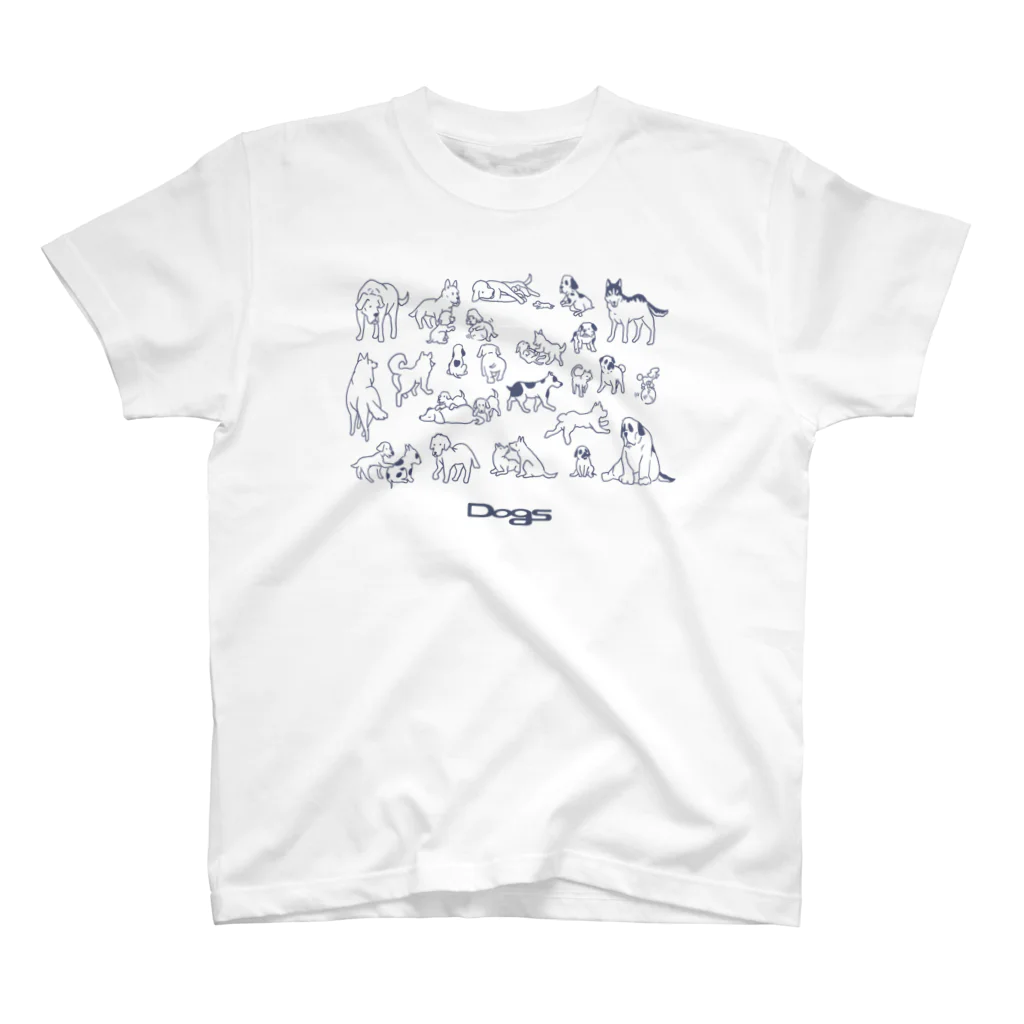 Heiwacho Design Clubの犬達 Regular Fit T-Shirt