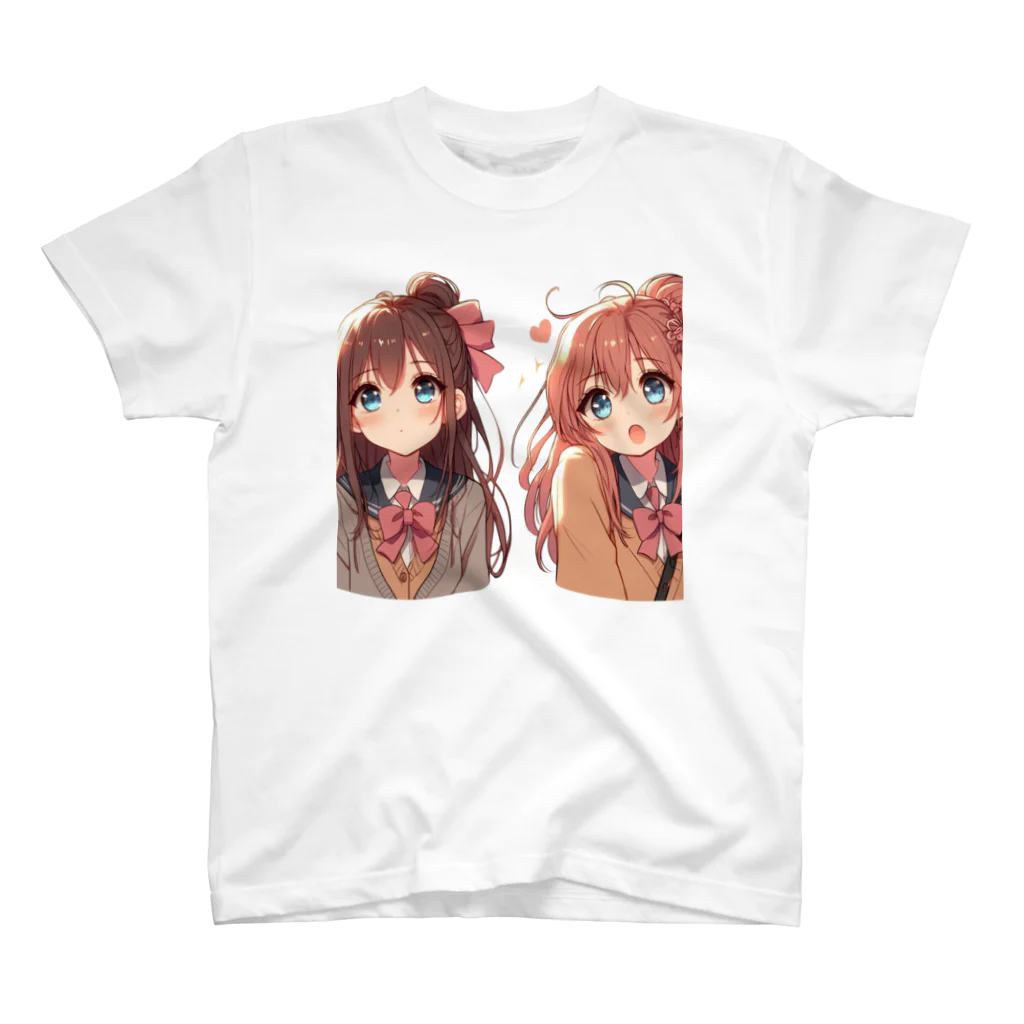 ＣＨＡＮＣＨＩ♪の制服少女アイドルユニットTwin スタンダードTシャツ