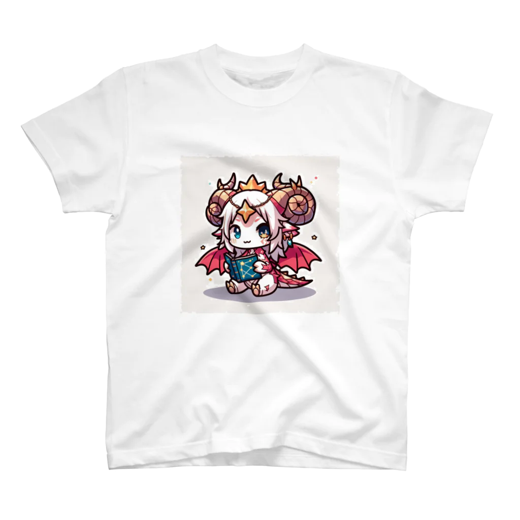 可愛らしいドラゴンのイラストグッズ店のかわいいドラゴンのイラスト Regular Fit T-Shirt