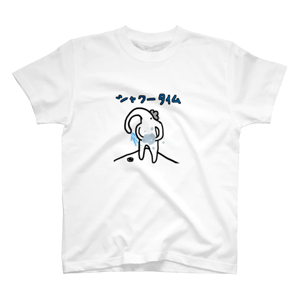 ビッグ　ザックのお、ぞうズ　水浴びする スタンダードTシャツ