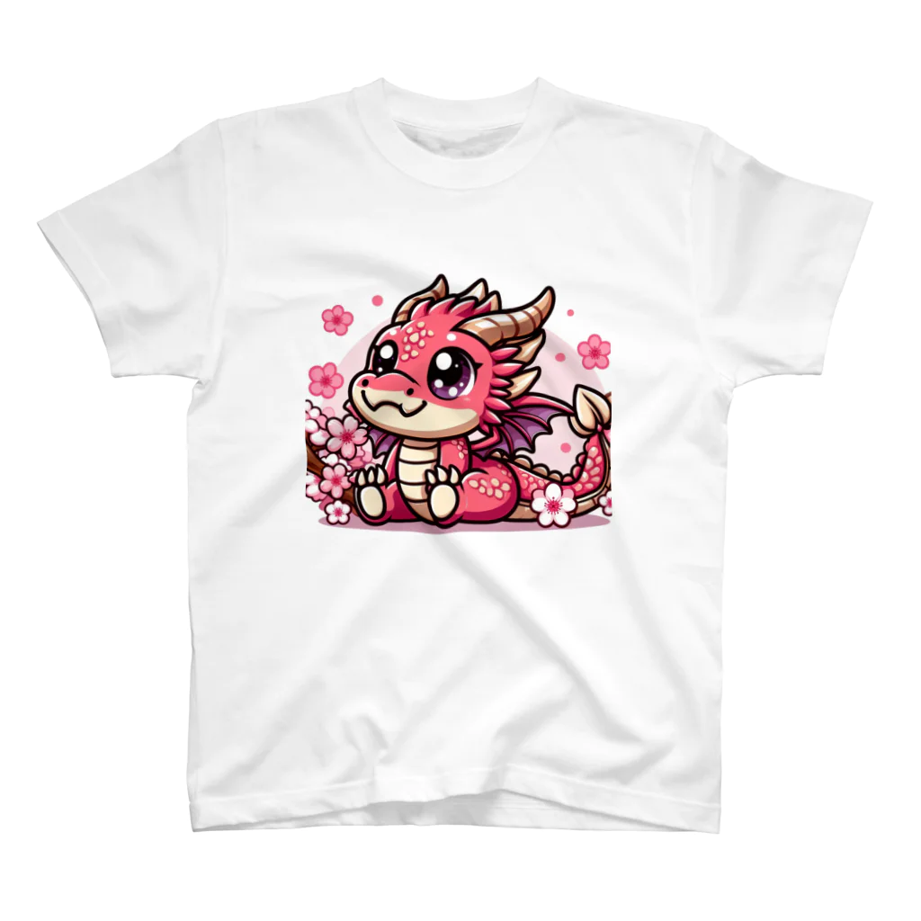 可愛らしいドラゴンのイラストグッズ店のかわいすぎるドラゴンマスコットキャラ Regular Fit T-Shirt