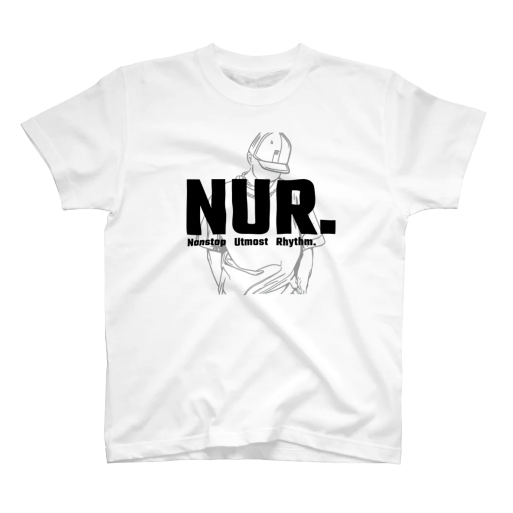 【NUR.】Nonstop Utmost Rhythm.のNUR. Design_No.081 スタンダードTシャツ