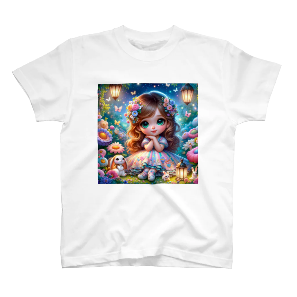 ZUCCOの星空の下の夢見る少女 Regular Fit T-Shirt
