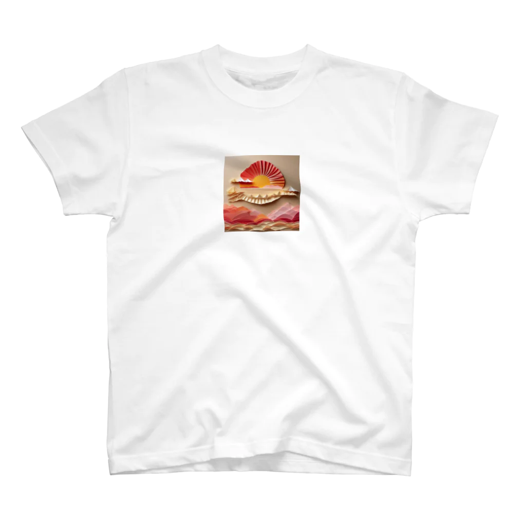 クロスクリエイティブの美ら島のサンライズ Regular Fit T-Shirt