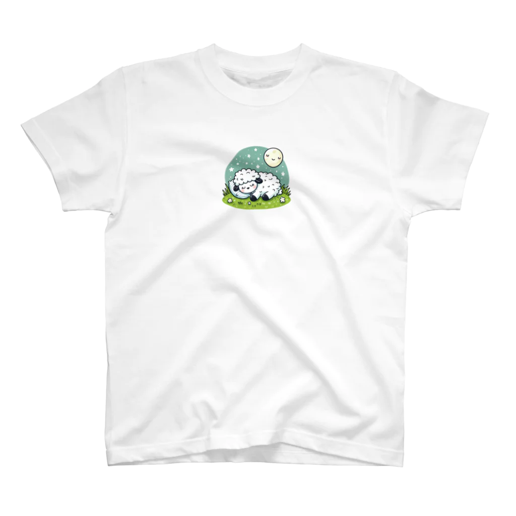 星パンダショップのすぴすぴひつじ スタンダードTシャツ