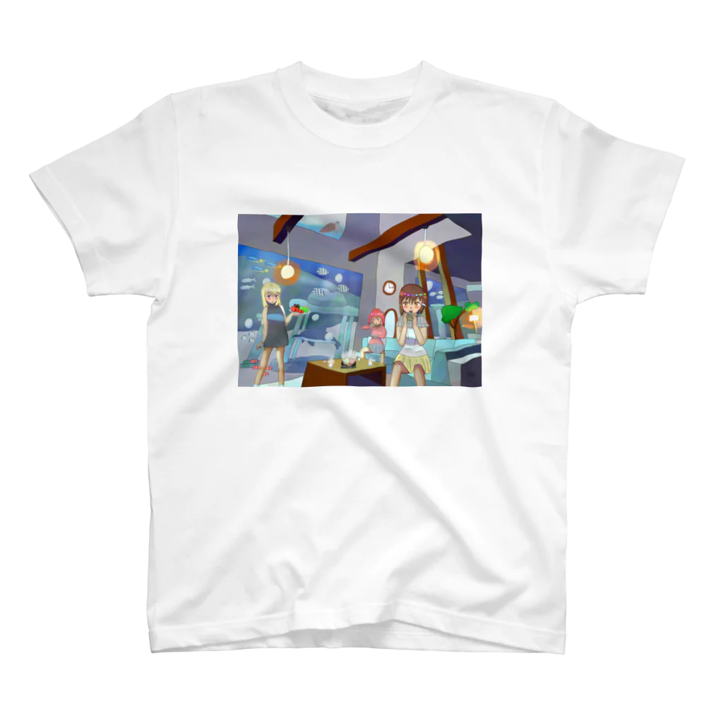 きなこもちの小屋２号店の海の中の家の鍋パーティー Regular Fit T-Shirt