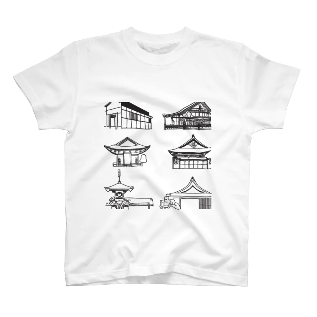 yason1031の和の建築 スタンダードTシャツ