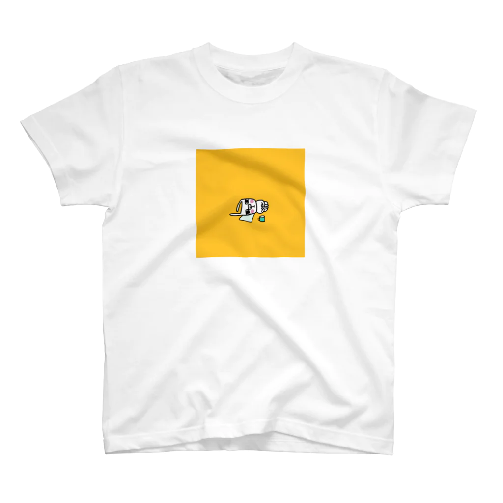 anco91　フレンチブルドックのぽつん スタンダードTシャツ