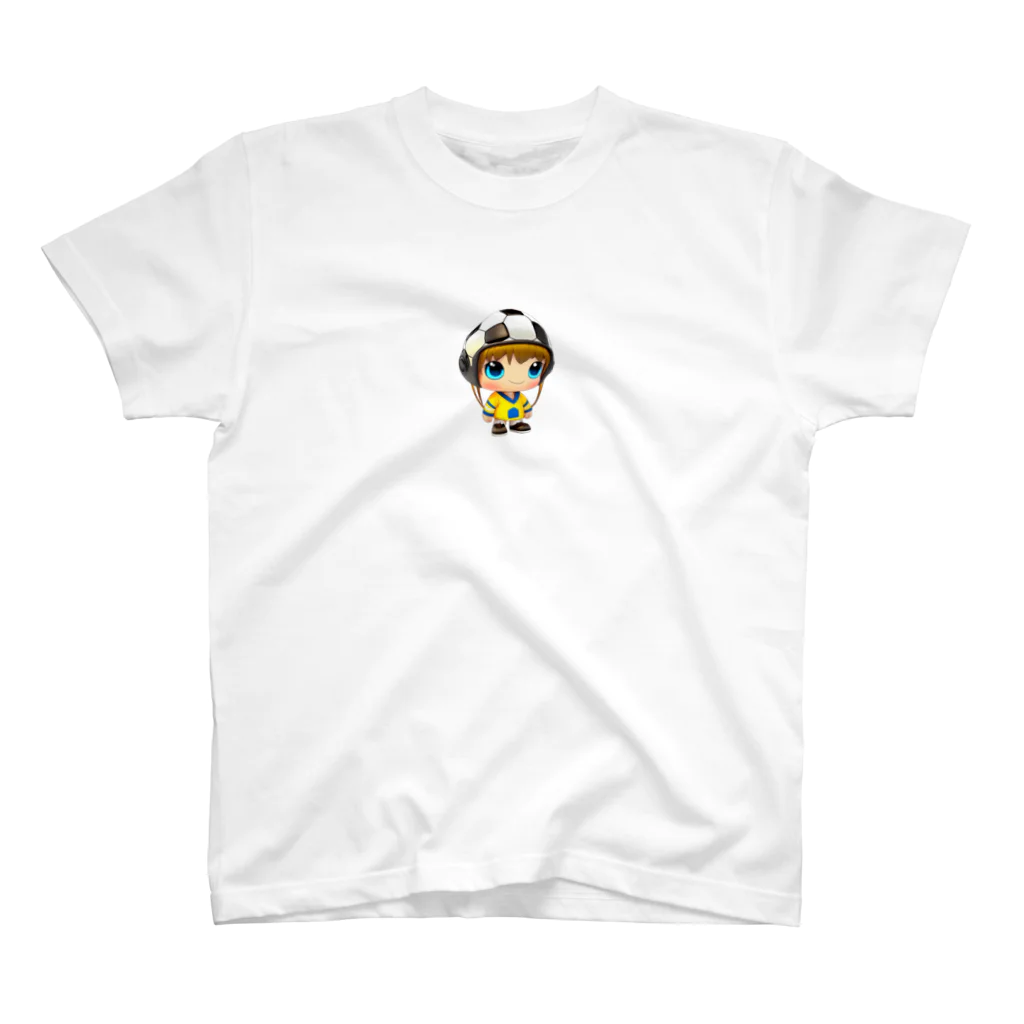 ぱんだまんのサッカー大好き！ スタンダードTシャツ