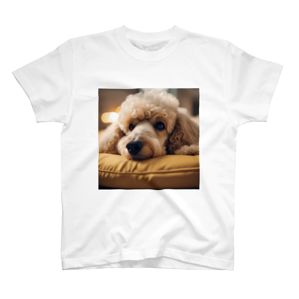 barkcutelyのリラックスプードル スタンダードTシャツ