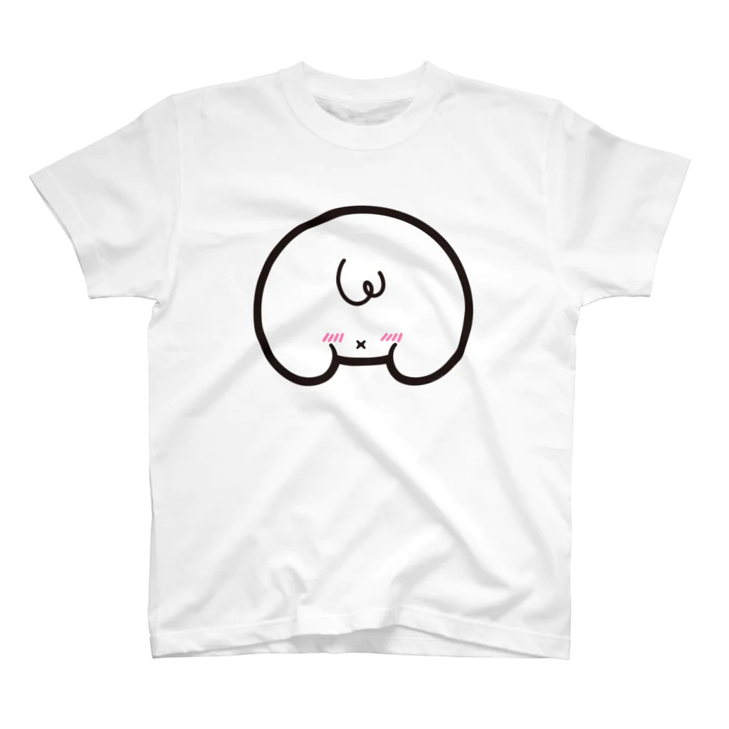 うん☆子熊@ごましゃんの「オシリかカオかちゃん」 ロゴ Regular Fit T-Shirt