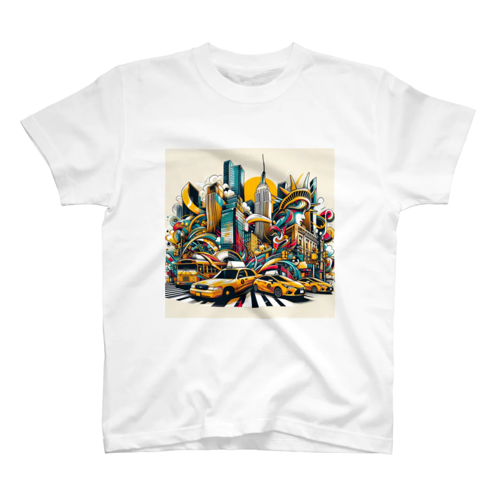 HappyHub Online ShopのNew York City スタンダードTシャツ