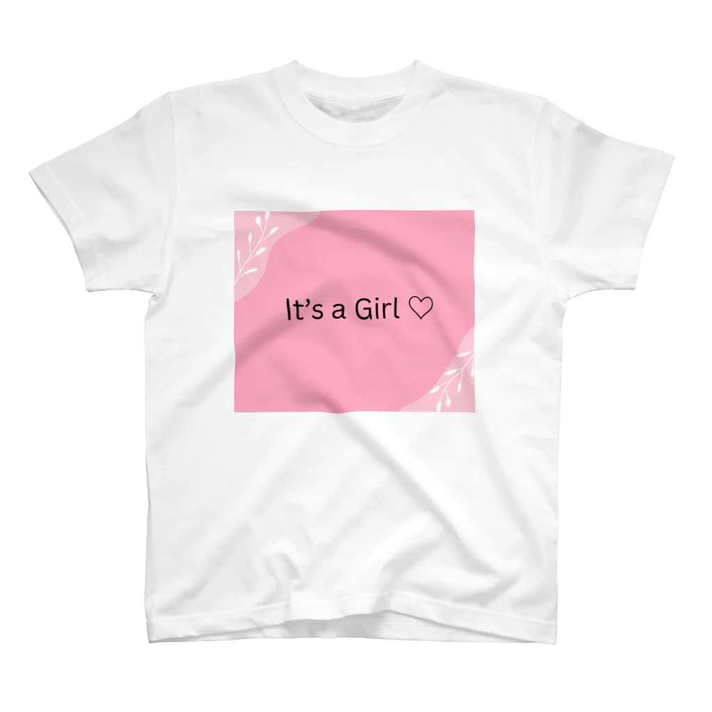 Sanju129のおめでとう its a girl  Regular Fit T-Shirt